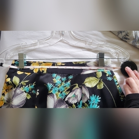 Vintage 1970 3 pieces set, size 6, black floral - Picture 12 of 13